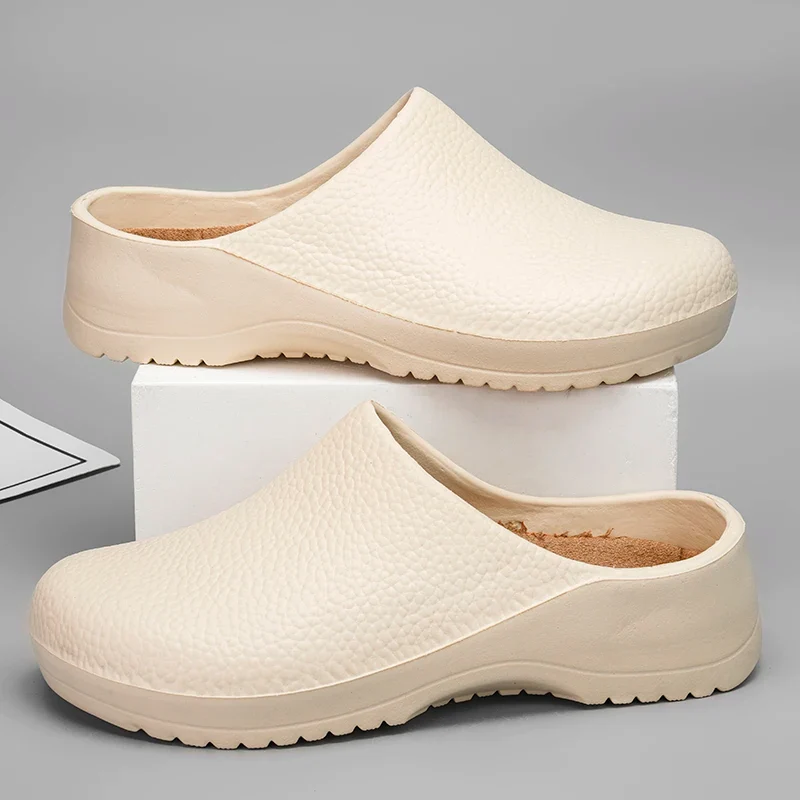 Men Chef Shoe Slippers Couples Garden Clogs Women Water Proof Cozy Sandals For Pet Workers Outdoor Fishing Shoes Doctor Shoes