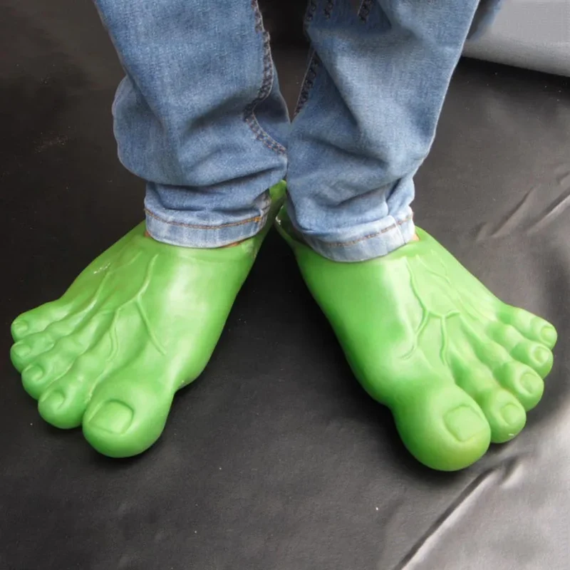 Funny Slippers Man Women Footwear Shoes Fashion Outdoor Beach Couple Slippers Role Playing Bigfoot Amazing Sandals Of The Hulk