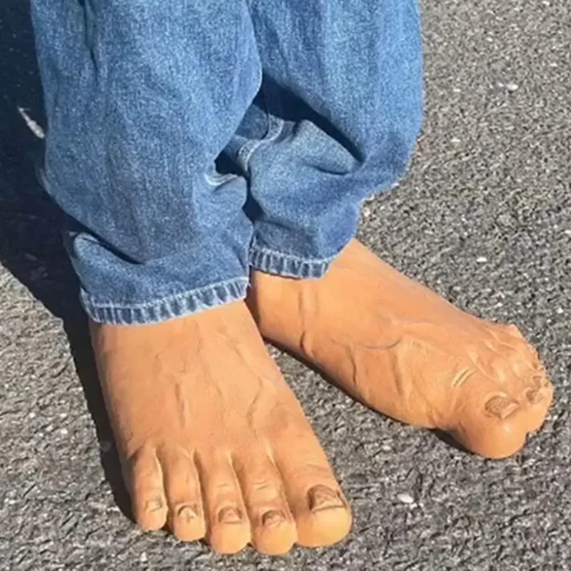 Funny Slippers Man Women Footwear Shoes Fashion Outdoor Beach Couple Slippers Role Playing Bigfoot Amazing Sandals Of The Hulk