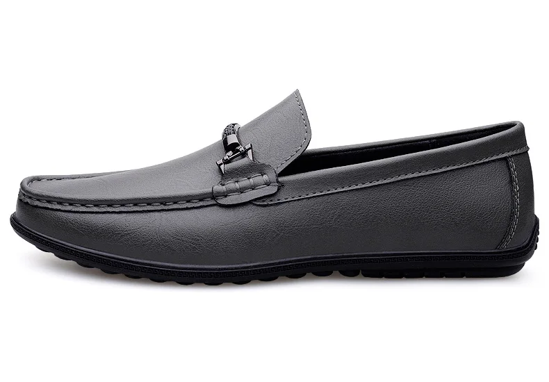Men Loafers Slip on White Leather Shoes Casual Fashion Luxury Shoes Designer Italian Brand Loafer Moccasins Four Seasons