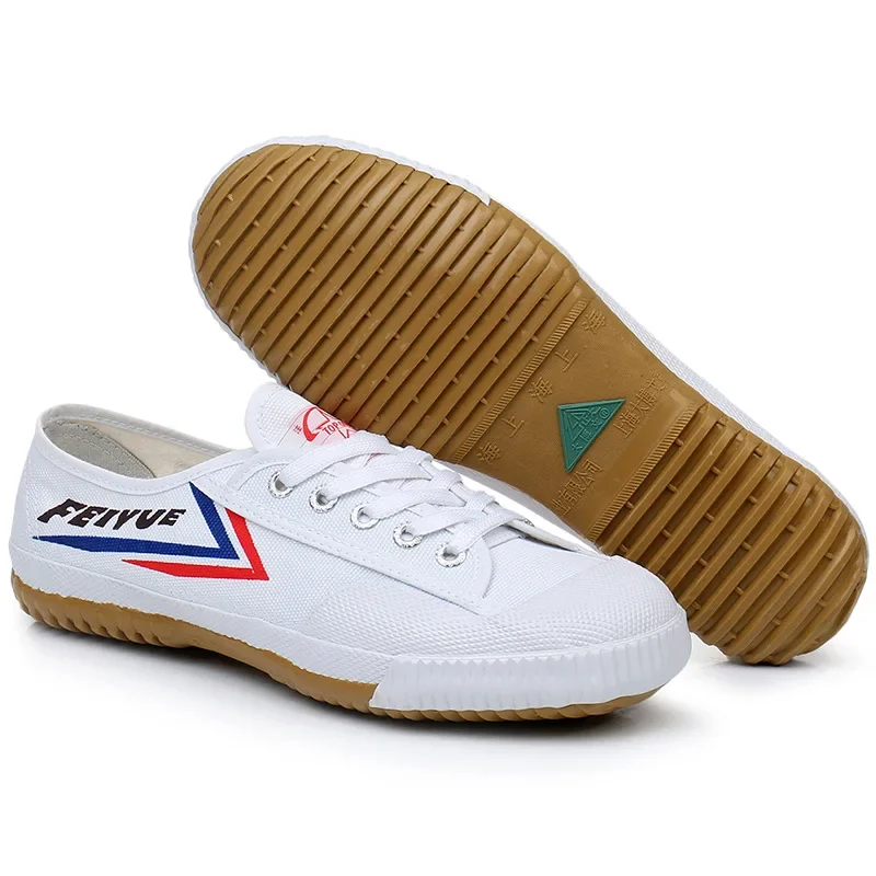 New Men's Canvas Shoes, Men's and Women's Kung Fu Martial Arts Shoes, Men's Training Sports Shoes, Lace Up Soft Soled Shoes