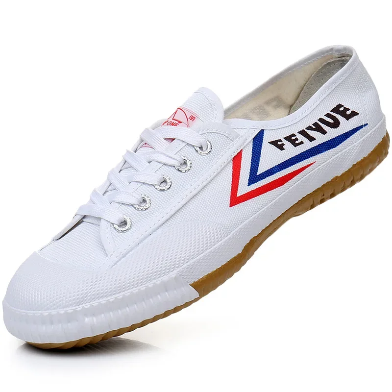New Men's Canvas Shoes, Men's and Women's Kung Fu Martial Arts Shoes, Men's Training Sports Shoes, Lace Up Soft Soled Shoes
