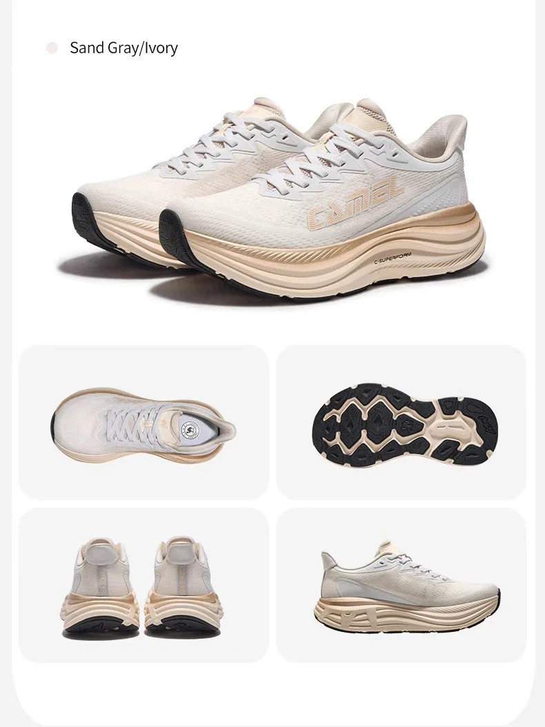 GOLDEN CAMEL Men's Sports Shoes Fashion Sneakers Rebound Cushioning Non-slip Running Jogging Shoes for Men Comfortable