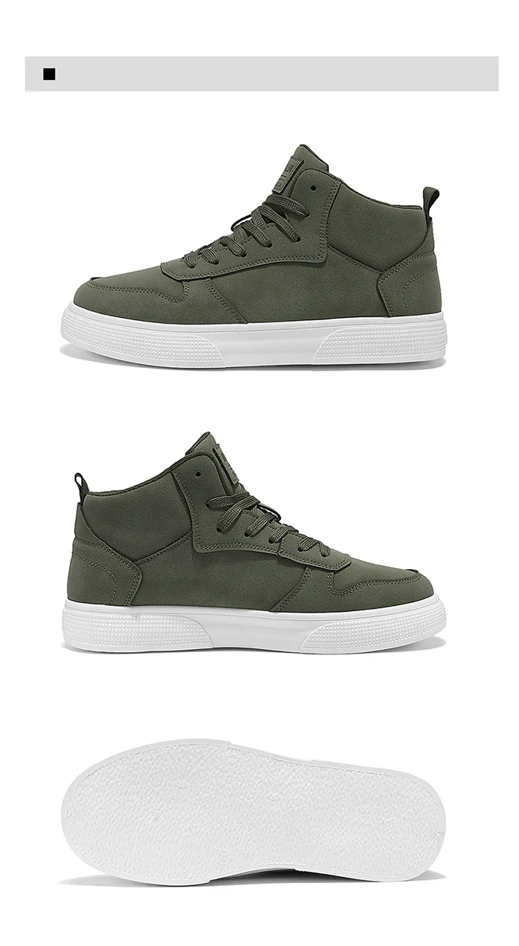 Brand Men's Vulcanzed Shoes Platform High Top Man Sneakers Lightweight Male Running Shoes Breathable Comfort Casual Sport Shoes