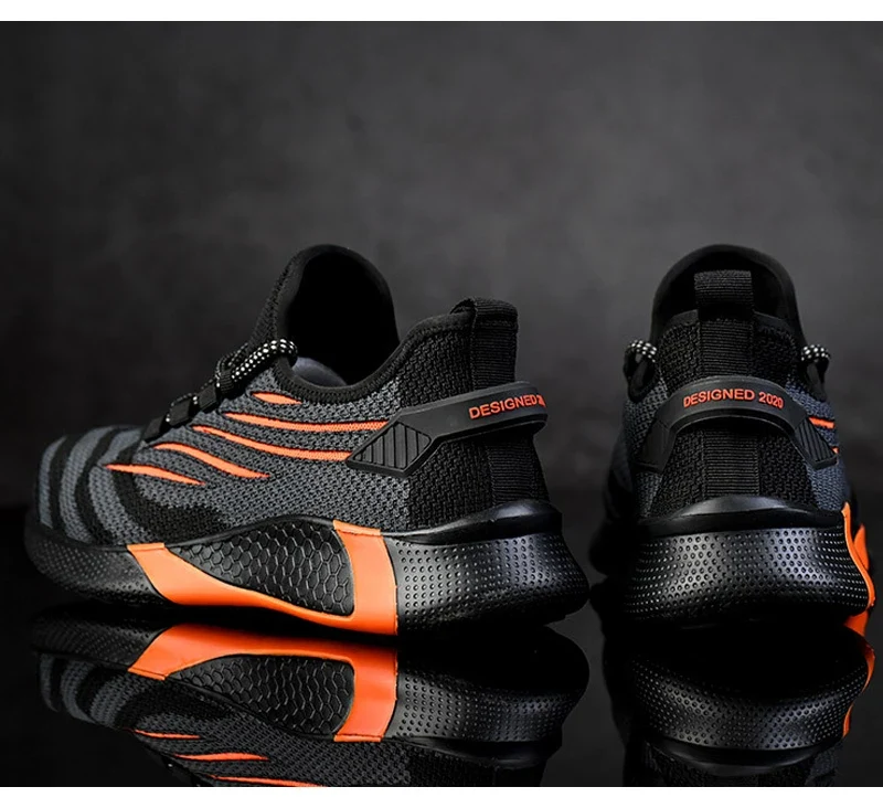 Men Work Safety Shoes Anti-puncture Working Sneakers Male Indestructible Work Shoes Men Boots Lightweight Men Shoes Safety Boots