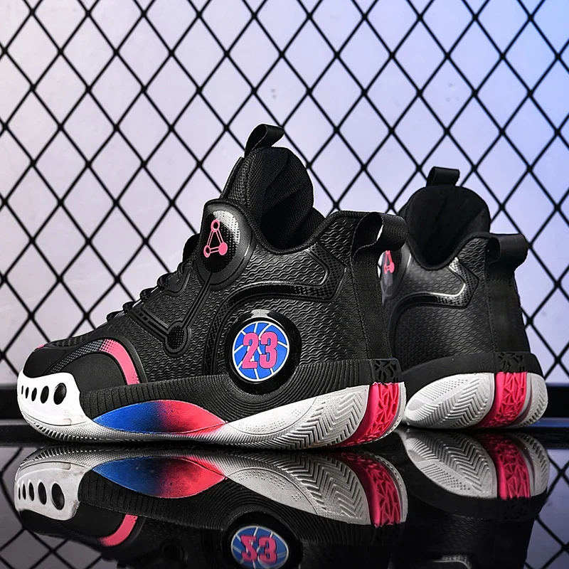 Popular Basketball Shoes Men Women Sneakers Male Training Sports Fashion Colorful Waterproof Shoes Casual Non-Slip Couple Shoes