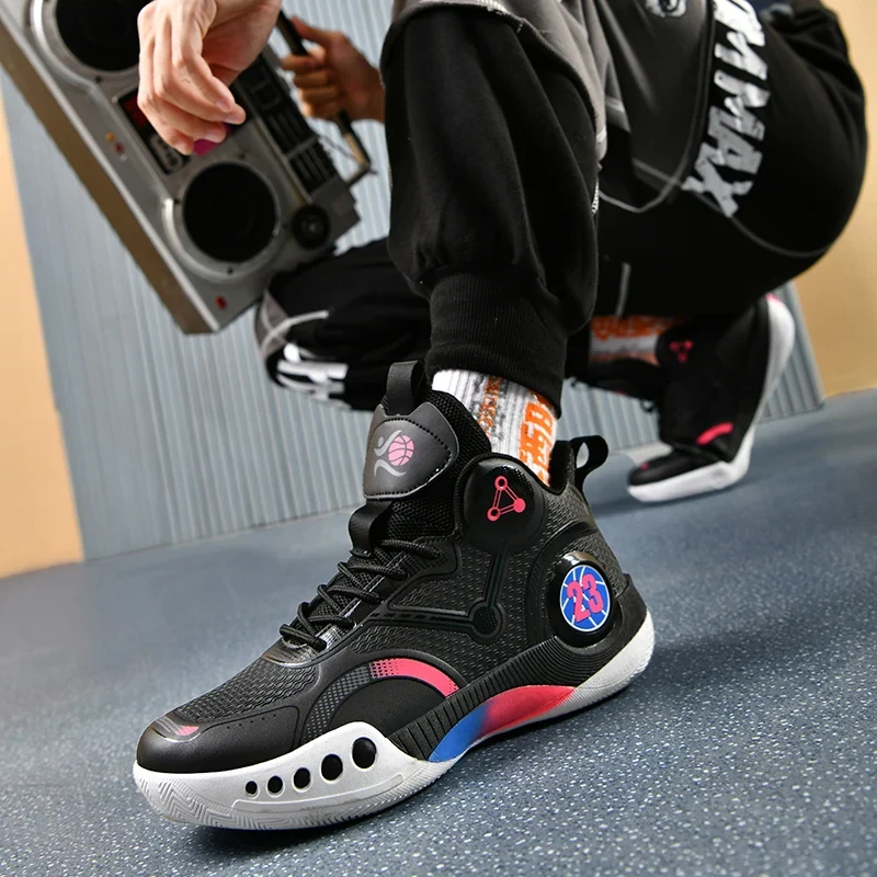 Popular Basketball Shoes Men Women Sneakers Male Training Sports Fashion Colorful Waterproof Shoes Casual Non-Slip Couple Shoes