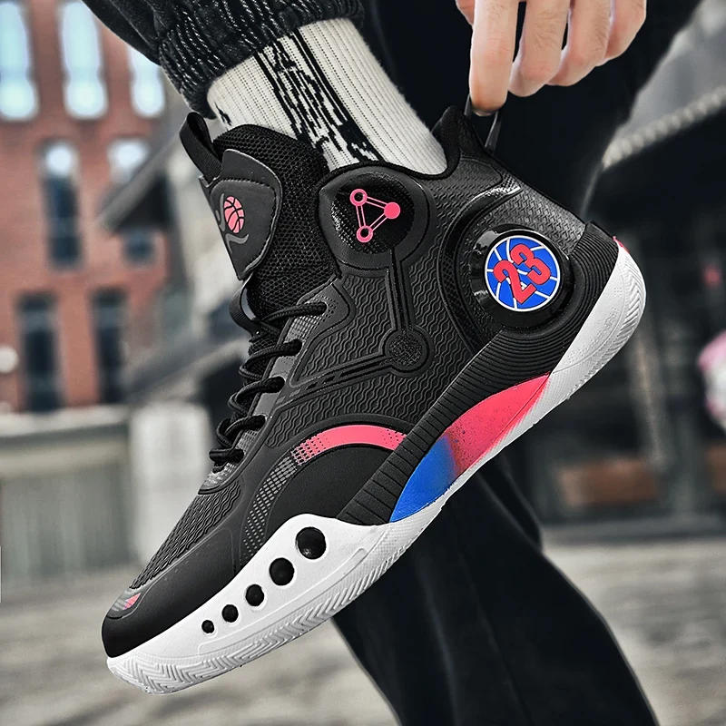 Popular Basketball Shoes Men Women Sneakers Male Training Sports Fashion Colorful Waterproof Shoes Casual Non-Slip Couple Shoes