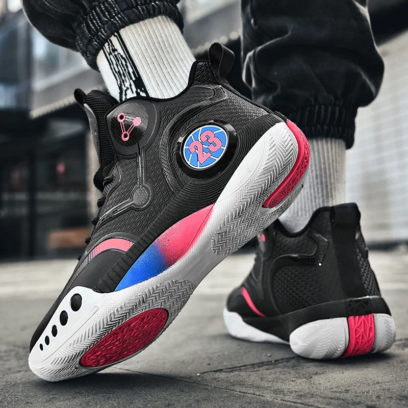 Popular Basketball Shoes Men Women Sneakers Male Training Sports Fashion Colorful Waterproof Shoes Casual Non-Slip Couple Shoes