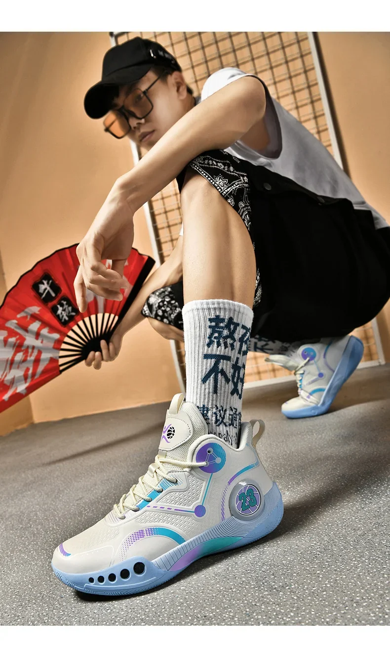 Popular Basketball Shoes Men Women Sneakers Male Training Sports Fashion Colorful Waterproof Shoes Casual Non-Slip Couple Shoes