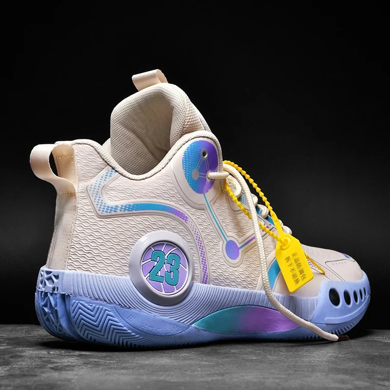 Popular Basketball Shoes Men Women Sneakers Male Training Sports Fashion Colorful Waterproof Shoes Casual Non-Slip Couple Shoes