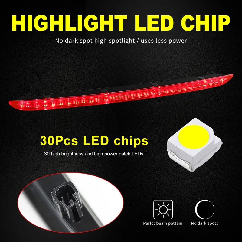 4F9945097 For Audi A6 4F AVANT RS6 S6 C6 2004-2011 Car Rear Tail Light High Mount LED Third Assembly Brake Rear Assembly