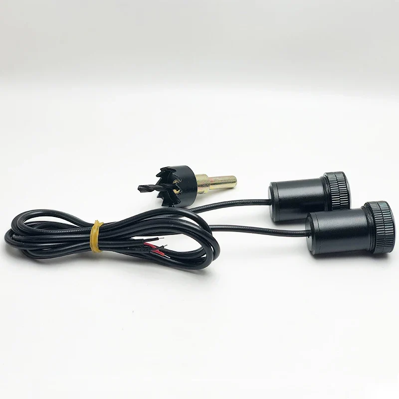Car Door Welcome Light 12v LED Car Ghost Shadow Light Logo Door Light Projector Ghost Lights For Ford Mustang Hummer Mitsubishi