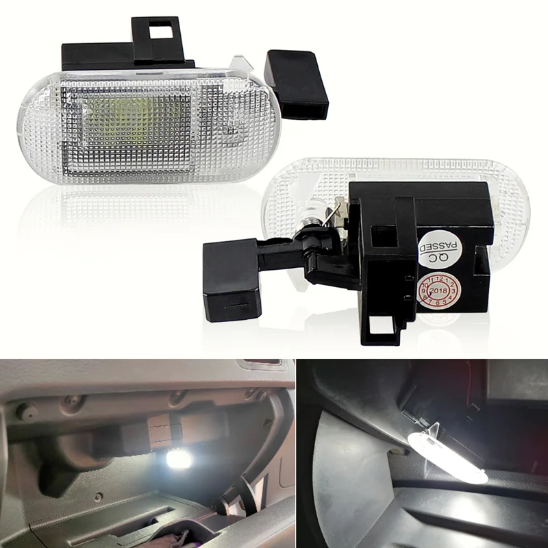 2Pcs Glove Box Storage Compartment Light Lamp for Volkswagen VW Golf Jetta MK4 Bora Touran Touareg Caddy 1J0 947 301 1J0947301