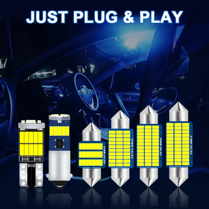 17Pcs Canbus For Peugeot RCZ Coupe 2010 2011 2012 2013 2014 2015 2016 Vehicle Bulb LED Interior Light Kit Car Lamp No Error