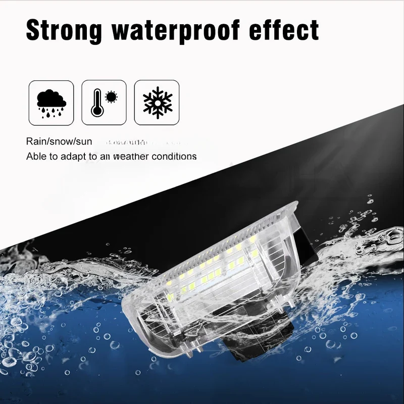 For VW Golf 5 6 7 7.5 T-ROC CC Passat Jetta Tiguan Variant Phidnon Scirocco Touran Auto Signal Lamp 2Pcs 12V LED Car Door Light