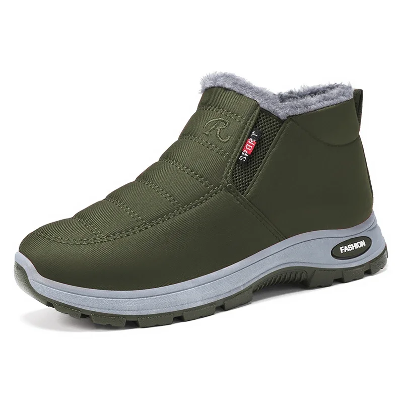 Winter New Women's Warm Cotton Boots Fleece-lined Thickened Waterproof Non-slip Women's Cotton Shoes Snow Boots