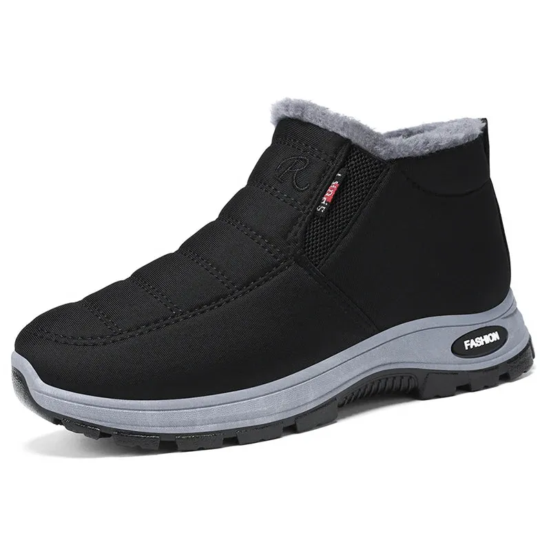 Winter New Women's Warm Cotton Boots Fleece-lined Thickened Waterproof Non-slip Women's Cotton Shoes Snow Boots
