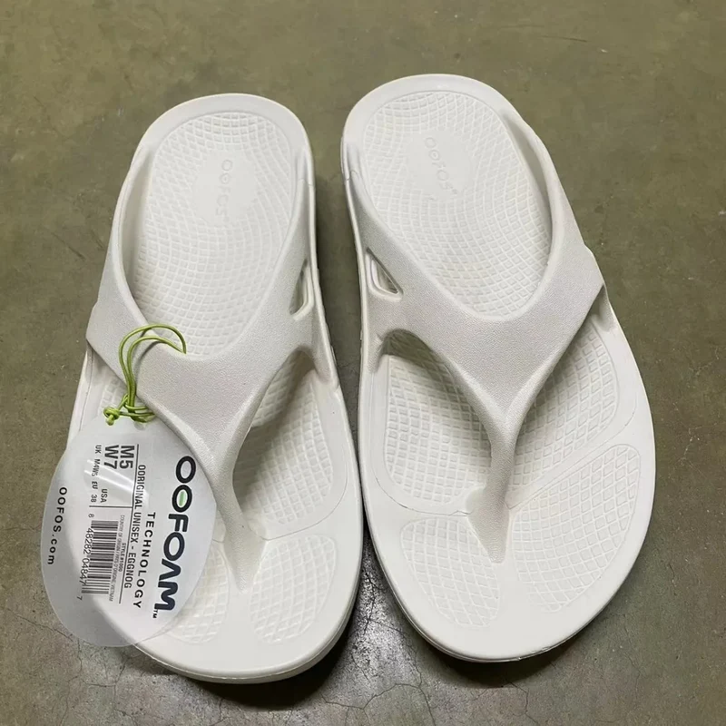 OOFOS Original Sandals - Lightweight Recovery Shoes Slippers Men Women Soft Bottom Indoor Home Slides Sandals Light Beach Shoe