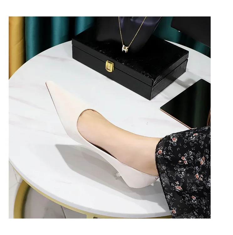 BIGTREE Shoes Women 4.5 Cm Heels Pointed Toe Woman Pumps Fashion Kitten Heels Large Size 34-43 Sexy Mid Heeled Female Shoes 2026