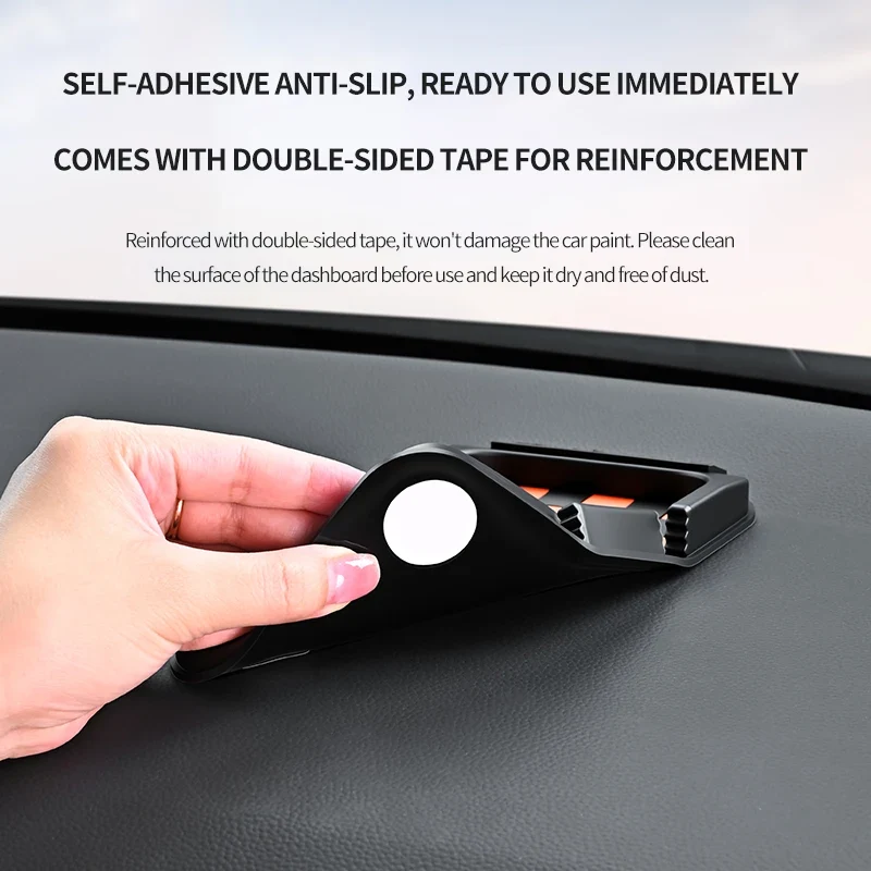 Car Phone Holder, Multifunctional, Dashboard Anti-Slip Mat, Navigation Stand, Parking Number Plate