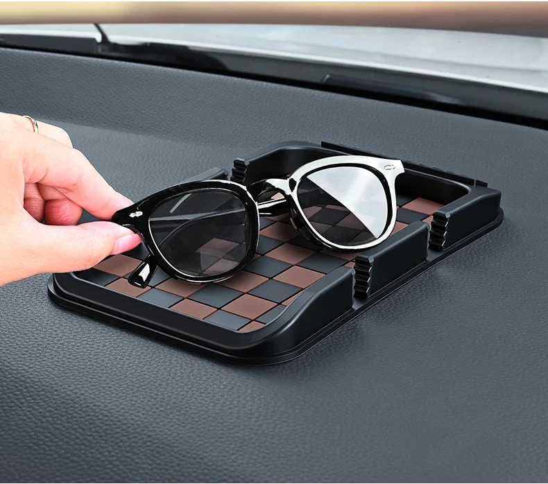 Car Phone Holder, Multifunctional, Dashboard Anti-Slip Mat, Navigation Stand, Parking Number Plate