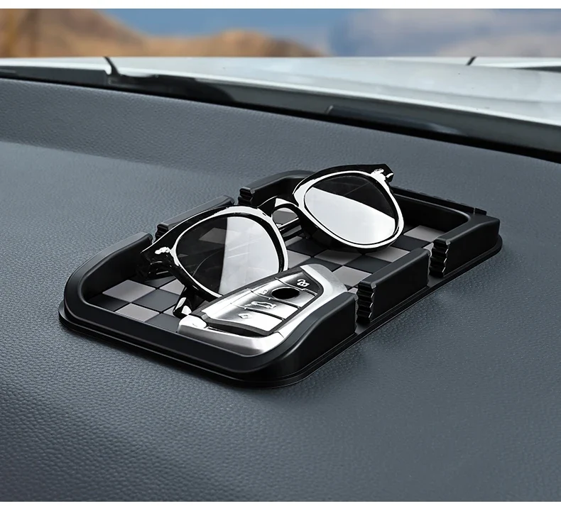 Car Phone Holder, Multifunctional, Dashboard Anti-Slip Mat, Navigation Stand, Parking Number Plate