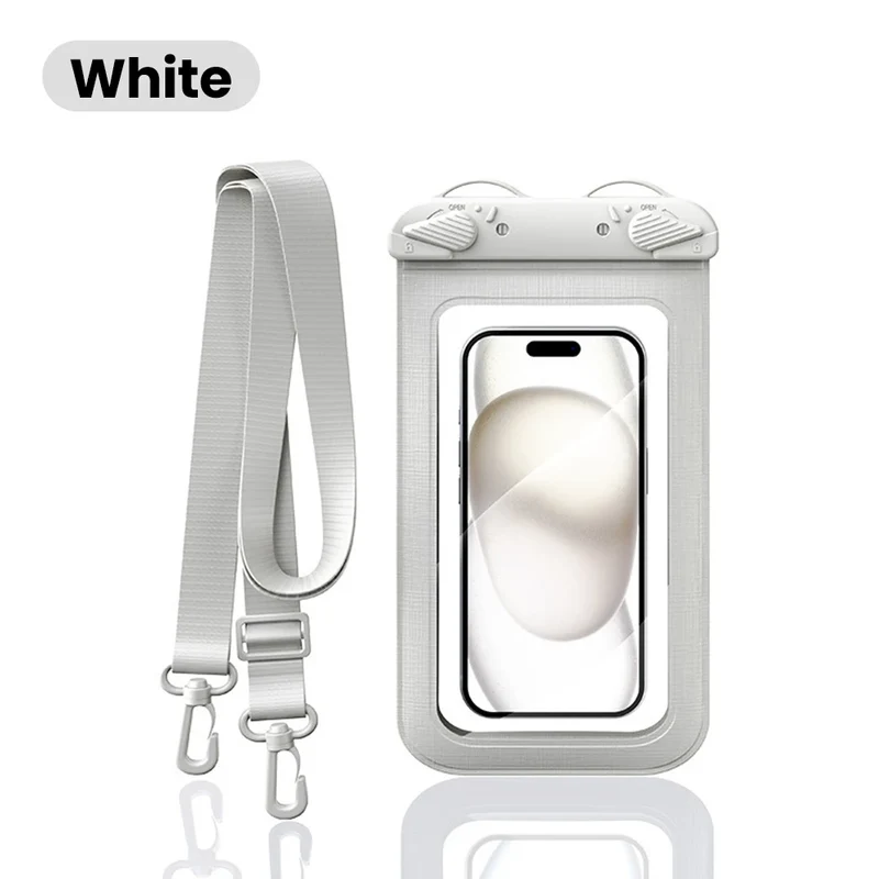 IPX8 Waterproof Phone Pouch 7.5" Universal Dry Bag Underwater Touch Screen Phone Casefor Swimming Rafting Beach