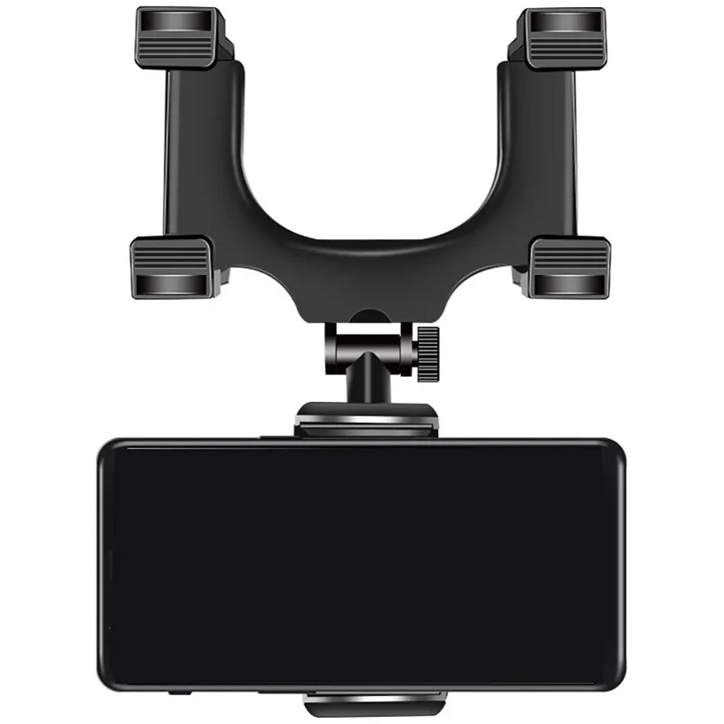 360 Foldable Navigation GPS Bracket Car Phone Holder Rearview Mirror Mount Adjustable Cell Phone Support Stable For Smartphone