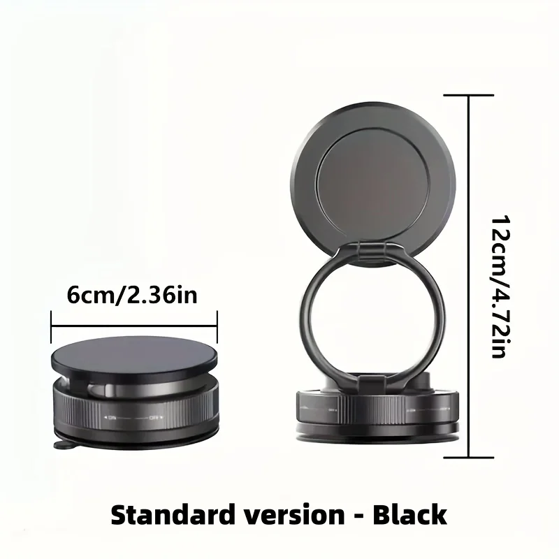 Magnetic Car Phone Holder 360° Rotatable Strong Magnet Stand Portable Mount Universal Suction Cup Phone Mount for MagSafe