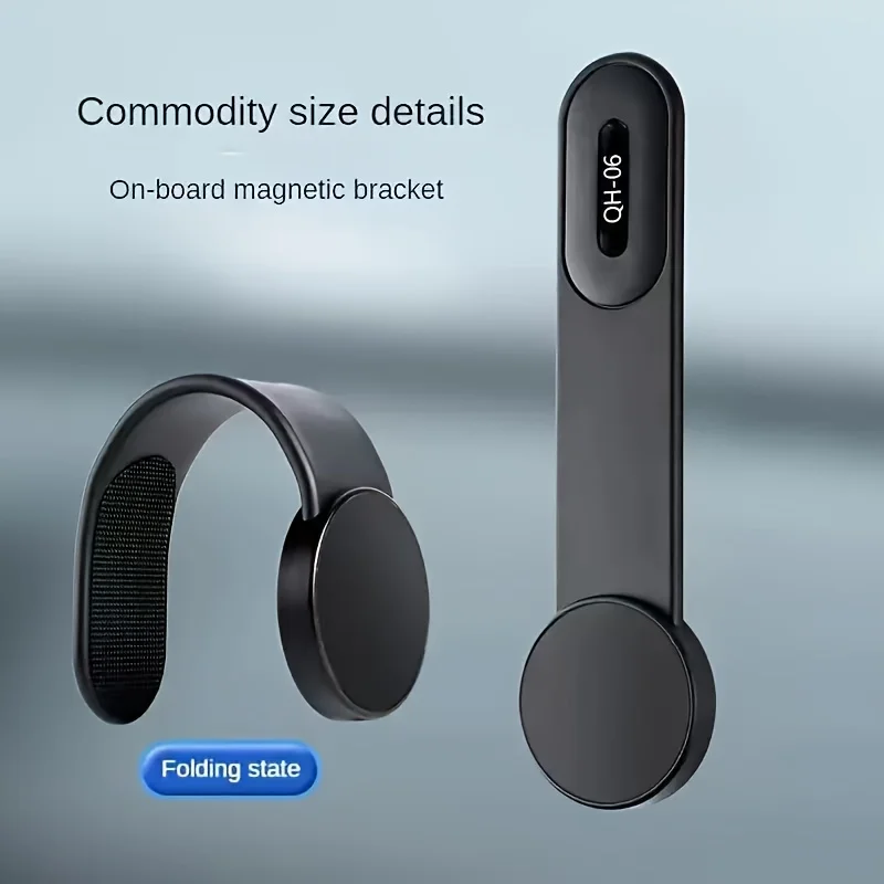 Magnetic Car Phone Holder GPS Holder Auto Dashboard Mount for Phone Thickened Aluminum Alloy an Be Bent At Any Angle Accessories