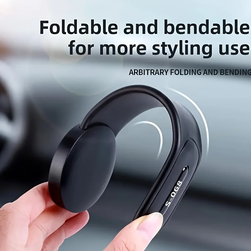 Magnetic Car Phone Holder GPS Holder Auto Dashboard Mount for Phone Thickened Aluminum Alloy an Be Bent At Any Angle Accessories