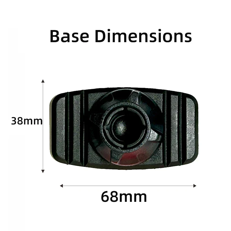 Car Phone Holder Extension Rod Dual Ball Head Adjustable Goose Neck Universal 17mm Ball Head Nano Glue Sticker Base Mount