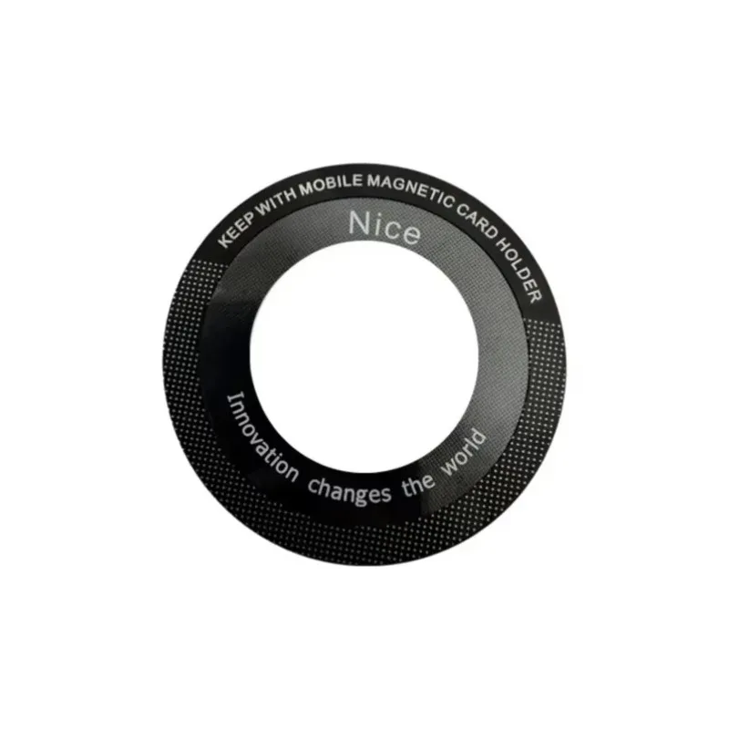 1pc Universal Magnetic Metal Ring Plate Sticker Wireless Charger Adapter for Magsafe Magnet Car Phone Holder Support