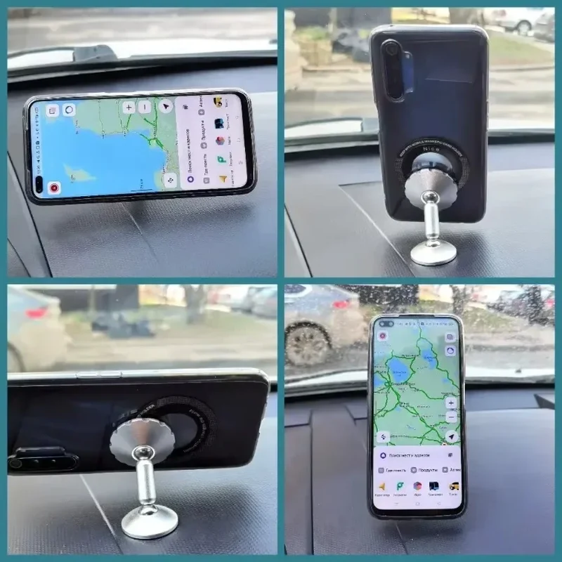 1pc Universal Magnetic Metal Ring Plate Sticker Wireless Charger Adapter for Magsafe Magnet Car Phone Holder Support