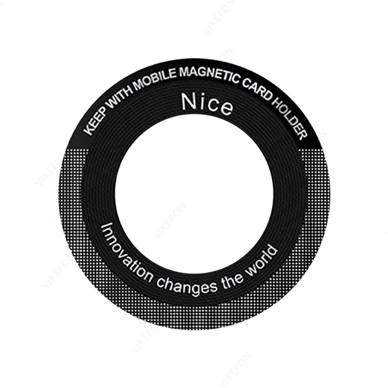 1pc Universal Magnetic Metal Ring Plate Sticker Wireless Charger Adapter for Magsafe Magnet Car Phone Holder Support