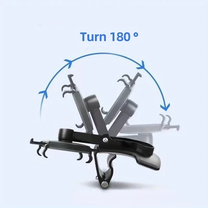 360° Rotatable Car Phone Holder Universal Dashboard Easy Clips Mount Stand Cellphone Holder for GPS Navigation Car Accessories