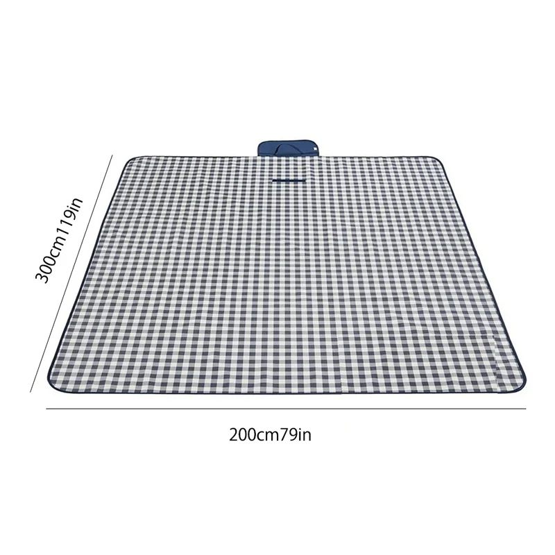 Picnic blanket Waterproof Camping blanket Travel blanket Beach blanket Picnic Mat 300x200cm XXL Foldable Portable