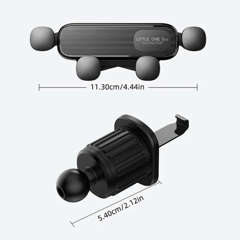 Gravity Car Phone Holder Car Air Vent Phone Holder for 4.7-6.9inch Smartphone Car Interior Stand Supports for Huawei iPhone