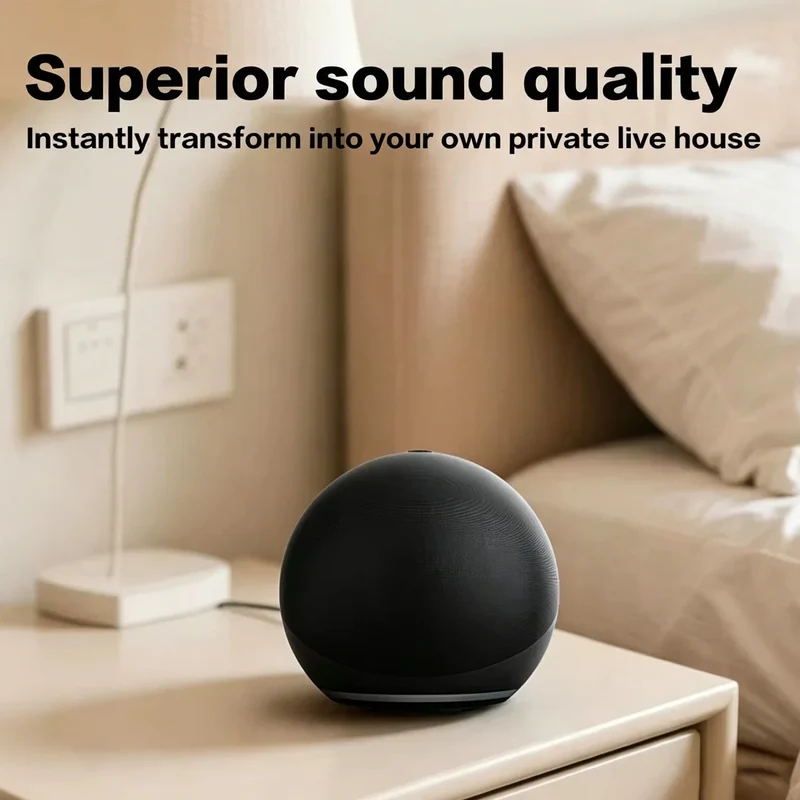 Portable Outdoor Alexa Bluetooth Speaker Designed for Owl With High-quality Sound And a Mini Desktop Design Audio