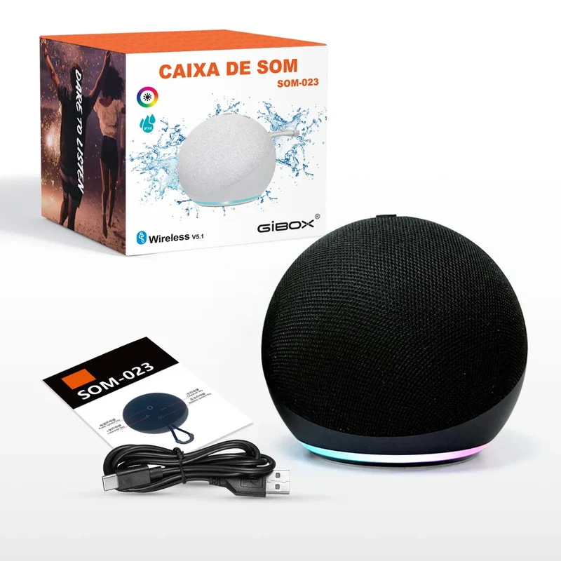 Portable Outdoor Alexa Bluetooth Speaker Designed for Owl With High-quality Sound And a Mini Desktop Design Audio
