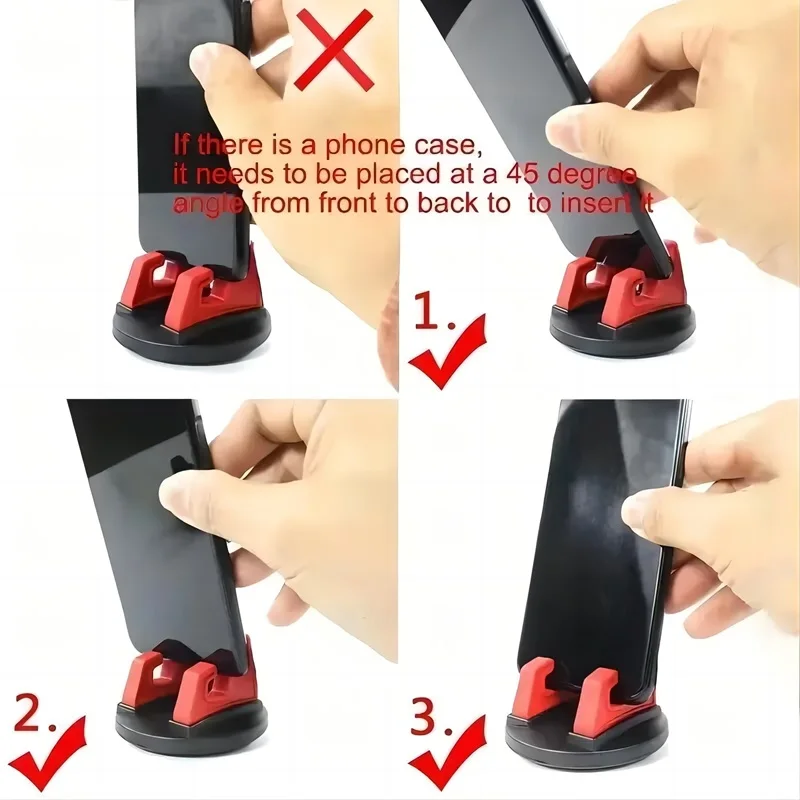 Car Phone Holder Stick To Dashboard Bracket Phone Stand Silicone Car Dashboard GPS Stable Phone Supports High Quality