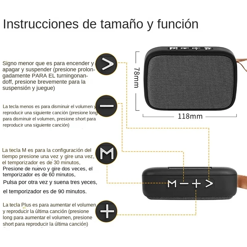 Wireless Bluetooth Speaker Portable ABS Environmentally Friendly Plastic Computer Bluetooth Mini Stereo Loudspeaker For Outdoor