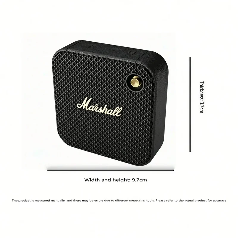 2026 Marshall Mini Retro Bluetooth Speaker, Compact Subwoofer, Portable & Long Battery Life for Outdoor Use