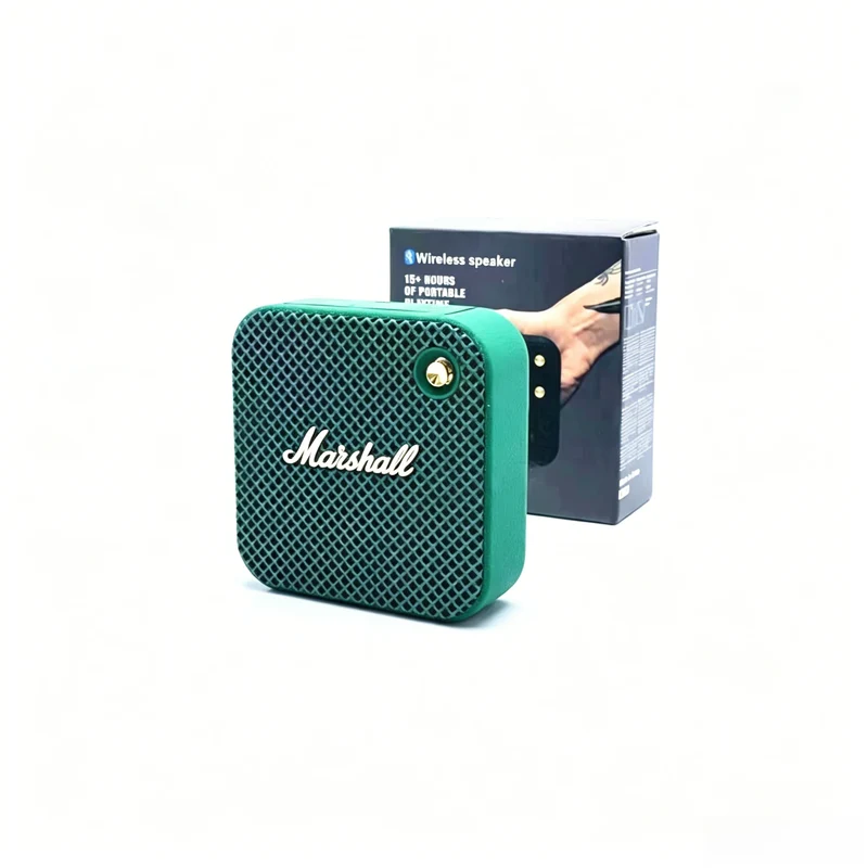 2026 Marshall Mini Retro Bluetooth Speaker, Compact Subwoofer, Portable & Long Battery Life for Outdoor Use