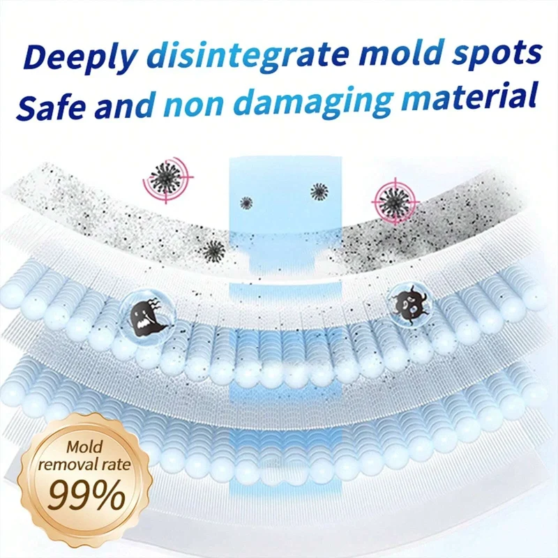 Mold Remover Gel Anti-Mold Cleaning Gel For Kitchen Bathroom Washing Machine Refrigerator Rubber Ring Removing Mold