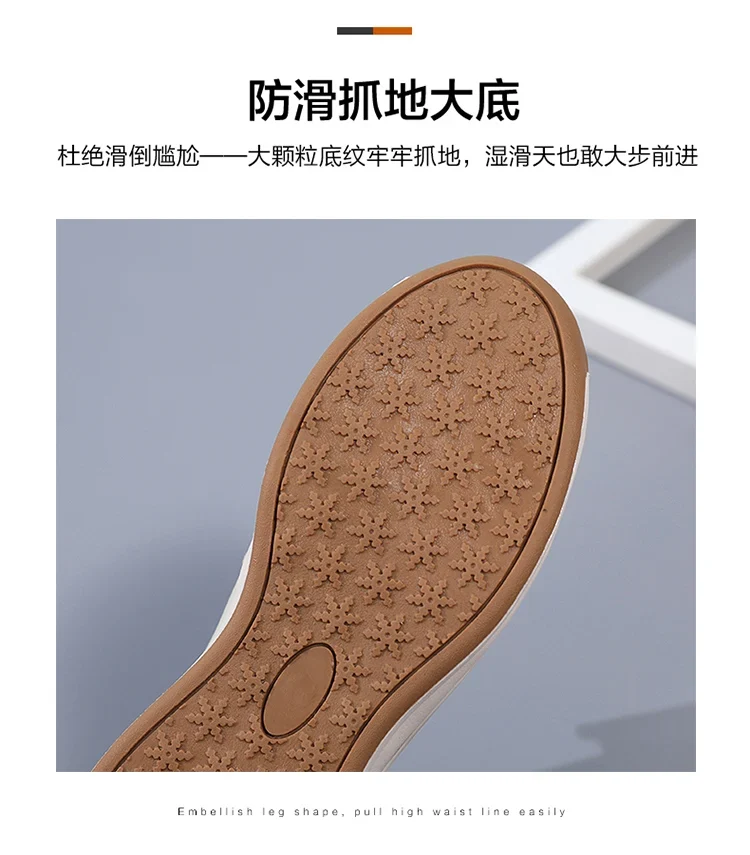 New women's 43 casual shoes, 100% genuine leather breathable and fashionable leather shoes for walking