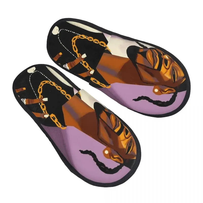 Snoop Dogg Goes Jesus Guest Slippers for Bedroom Women Custom Print House Slipper