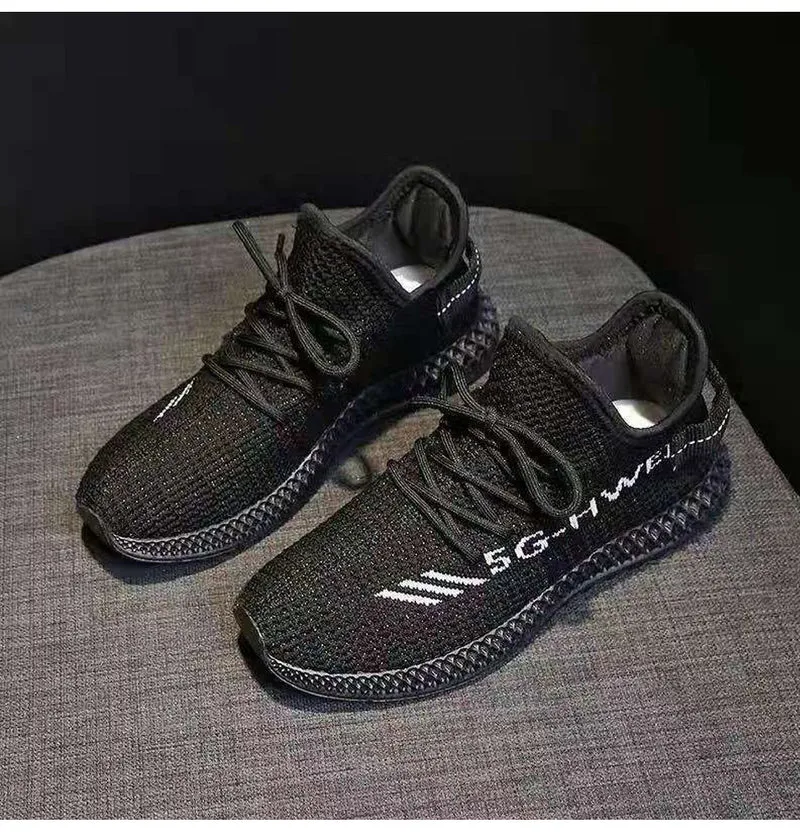 Women's Sneakers 2023 New Fashion Breathable Trainers Comfortable Sneakers Women Mesh Fabric Lace Up Female Footwear Women Shoes