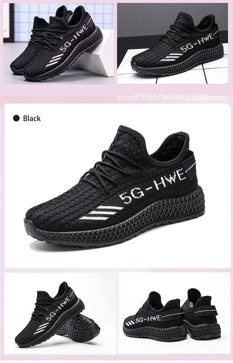 Women's Sneakers 2023 New Fashion Breathable Trainers Comfortable Sneakers Women Mesh Fabric Lace Up Female Footwear Women Shoes